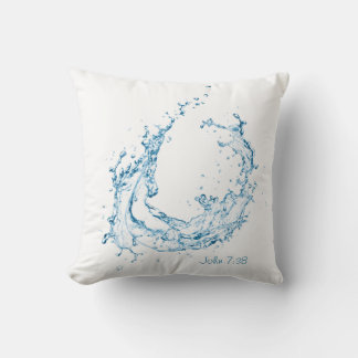 Living Water Throw Pillow