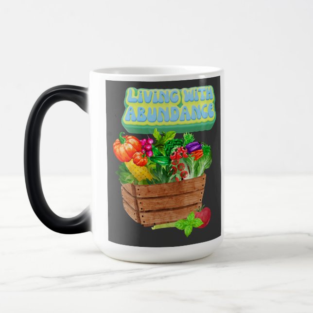 LIVING WITH ABUNDANCE MAGIC MUG (Left)