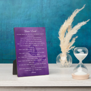 Living with Alzheimer's Prayer Plaque