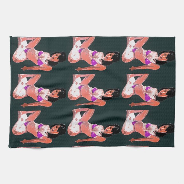 LivingDoll 2 Tea Towel (Horizontal)