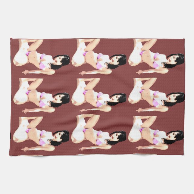 LivingDoll 5 Tea Towel (Horizontal)