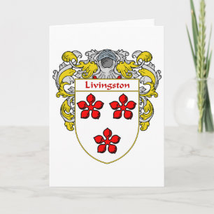 Livingston Coat of Arms (Mantled) Holiday Card