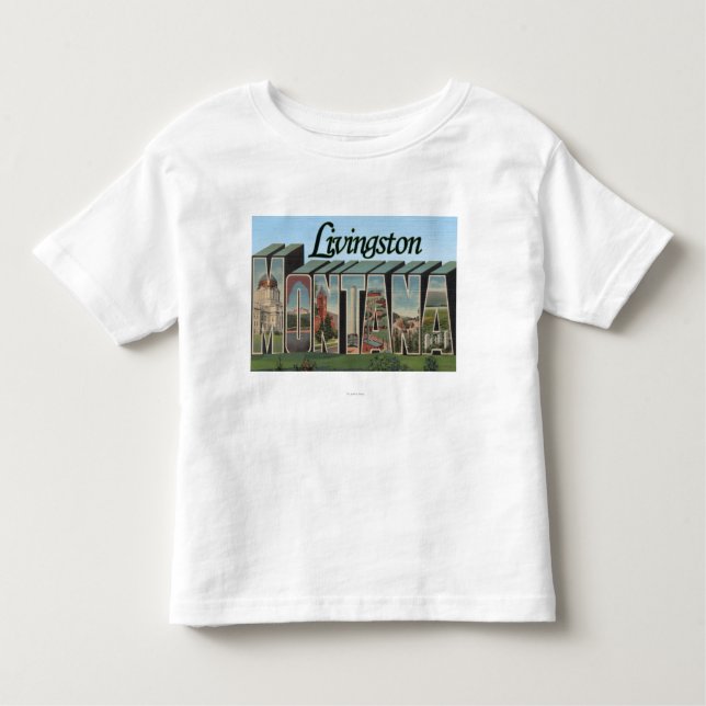 Livingston, Montana Toddler T-Shirt (Front)