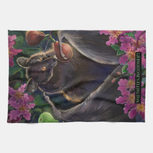 Livingstone Flying Fox Tea Towel