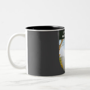Livingstone National Park - Vic Falls  Two-Tone Coffee Mug