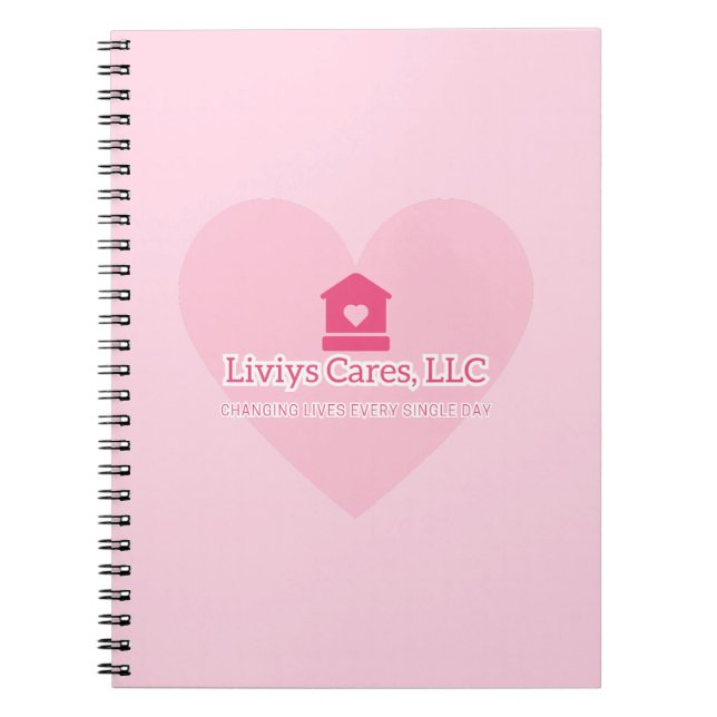 Liviys Cares Logo Notebook (Front)