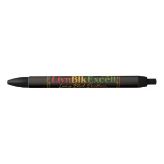 LivnBlkExcell Themed Black Ink Pen