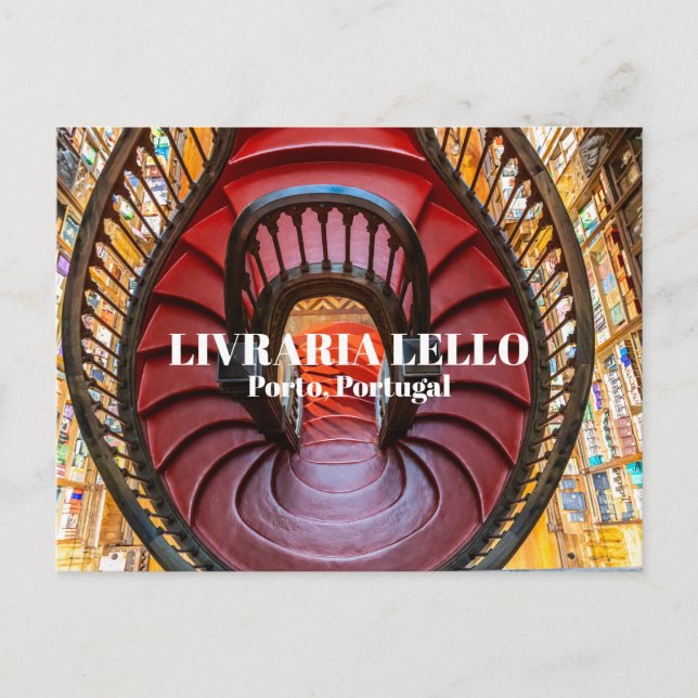 Livraria Lello, Postcard (Front)