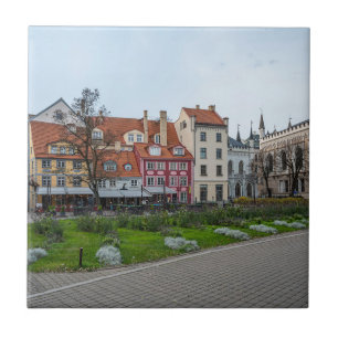 Livu square in Riga, Latvia Ceramic Tile