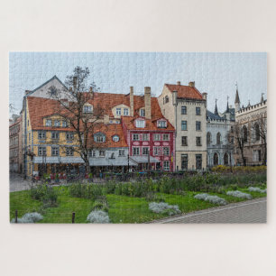 Livu square in Riga, Latvia Jigsaw Puzzle