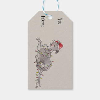 Liz Doggie Christmas Tags