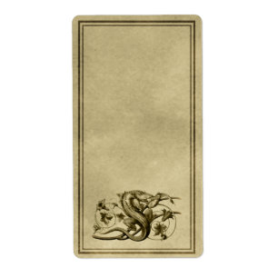 Lizard Apothecary Label