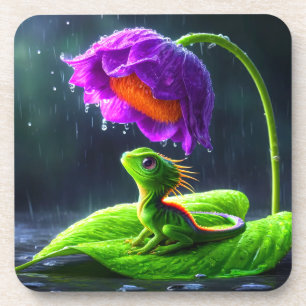 Lizard Art Coaster