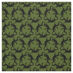 Lizard Art Fabric Reptile Lizard Pattern Fabrics