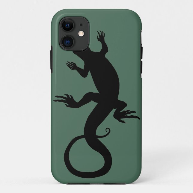 Lizard Art IPhone 5 Case Vintage Reptile Art (Back)