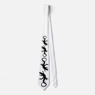 Lizard Art Tie Cool Reptile Gifts & Lizard Apparel