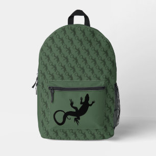 Lizard Backpack Reptile Art School Bags Customize