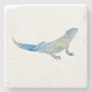 Lizard Beach Marble Stone Coaster
