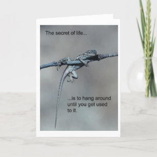 Lizard Birthday Card