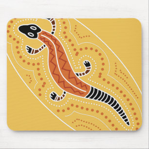 Lizard Dotted Design Mouse Pad
