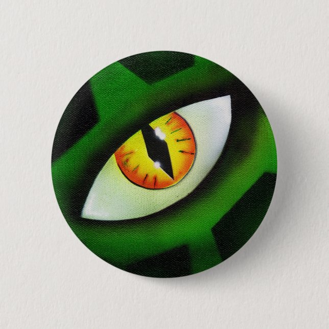 lizard eye 2004 6 cm round badge (Front)