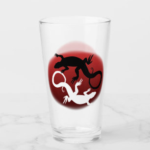 Lizard Glasses Personalised Reptile Art Glasses