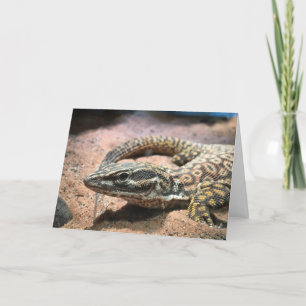 lizard greeting card (message inside)