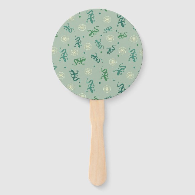 Lizard Hand Fan (Front)