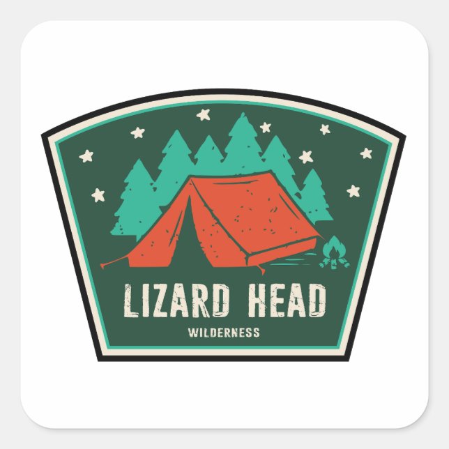 Lizard Head Wilderness Colorado Camping Square Sticker (Front)