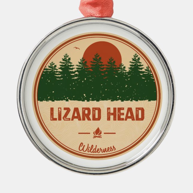Lizard Head Wilderness Colorado Metal Ornament (Front)