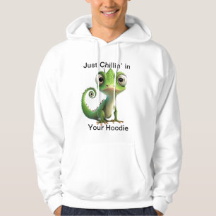 Lizard in My Hoodie – Cool Pocket Reptile Design