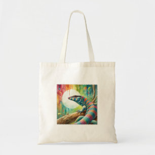 Lizard in the Light 020924AREF142 - Watercolor Tote Bag