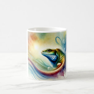 Lizard in watercolor 161024AREF101 - Watercolor Coffee Mug
