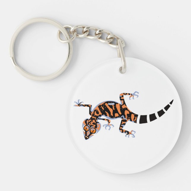 Lizard -  Kuroiwa's Ground- GECKO - Wildlife -  Key Ring (Front)