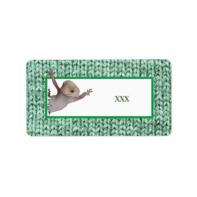 lizard label (Front)