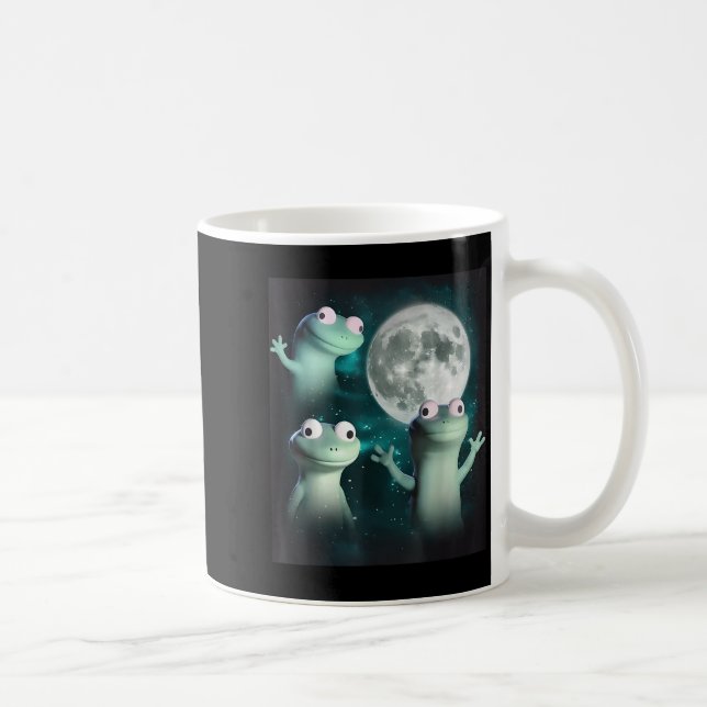 Lizard Lizard Lizard Funny Lizard Moon Trending Me Coffee Mug (Right)