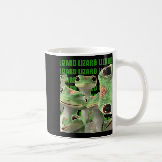 Lizard Lizard Lizard Funny Meme (2 Side) _1  Coffee Mug (Right)