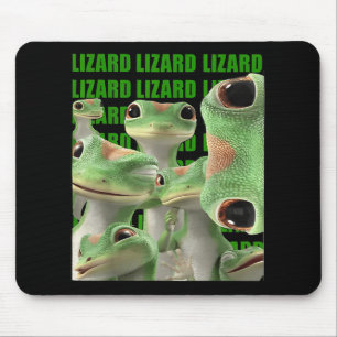 Lizard Lizard Lizard Funny Meme (2 Side) _1 Mouse Pad