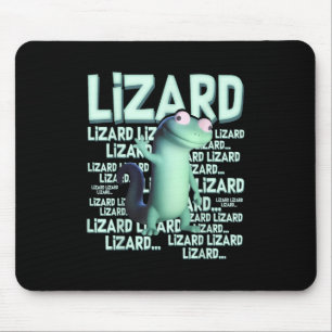 Lizard Lizard Lizard Funny Weirdcore Meme Viral Tr Mouse Pad