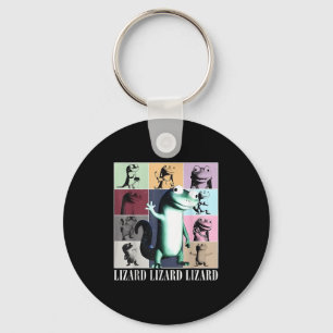 Lizard Lizard Lizard Meme Vintage Funny  Key Ring