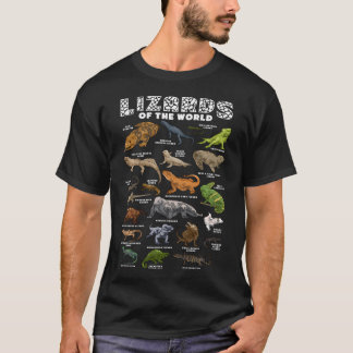 Lizard Lizards Animal Of The World Reptile T-Shirt