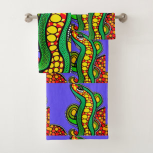 Lizard Love Bath Towel Set