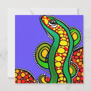 Lizard Love Holiday Card