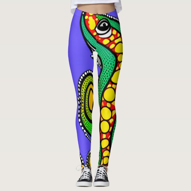 Lizard Love Leggings (Front)