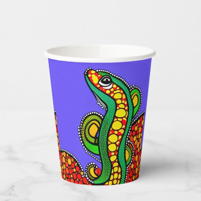 Lizard Love Paper Cups (Left)