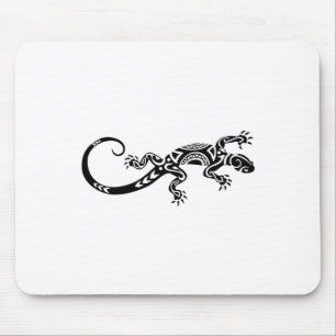 lizard Maori tattoo Mouse Pad