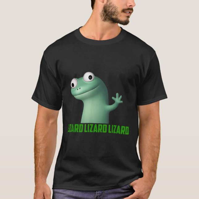 Lizard Meme Lizard Lizard Lizard Funny Graphic  T-Shirt (Front)
