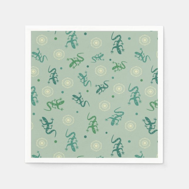 Lizard Napkin (Front)