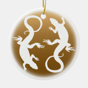 Lizard Ornament Personalised Reptile Decoration