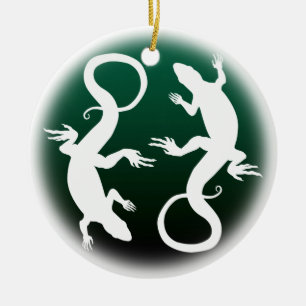 Lizard Ornament Personalised Reptile Decoration